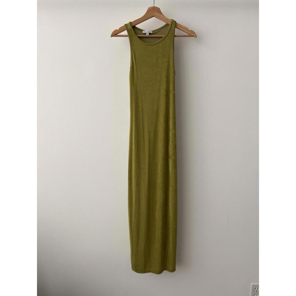 Rolla Coster Green High Neck Maxi Dress | Medium Casual Dress